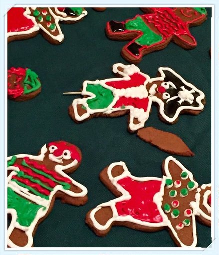 gingerbread pirate cookies baked by author Kristin Kladstrup