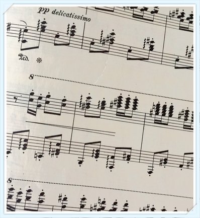 sheet music for The Nutcracker, by Pyotr Ilyich Tchaikovsky